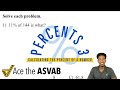 ASVAB Math - How to Calculate the Percent of a Number