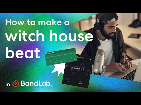 How to make a witch house beat in BandLab's free web Studio (BandLab Tutorial)