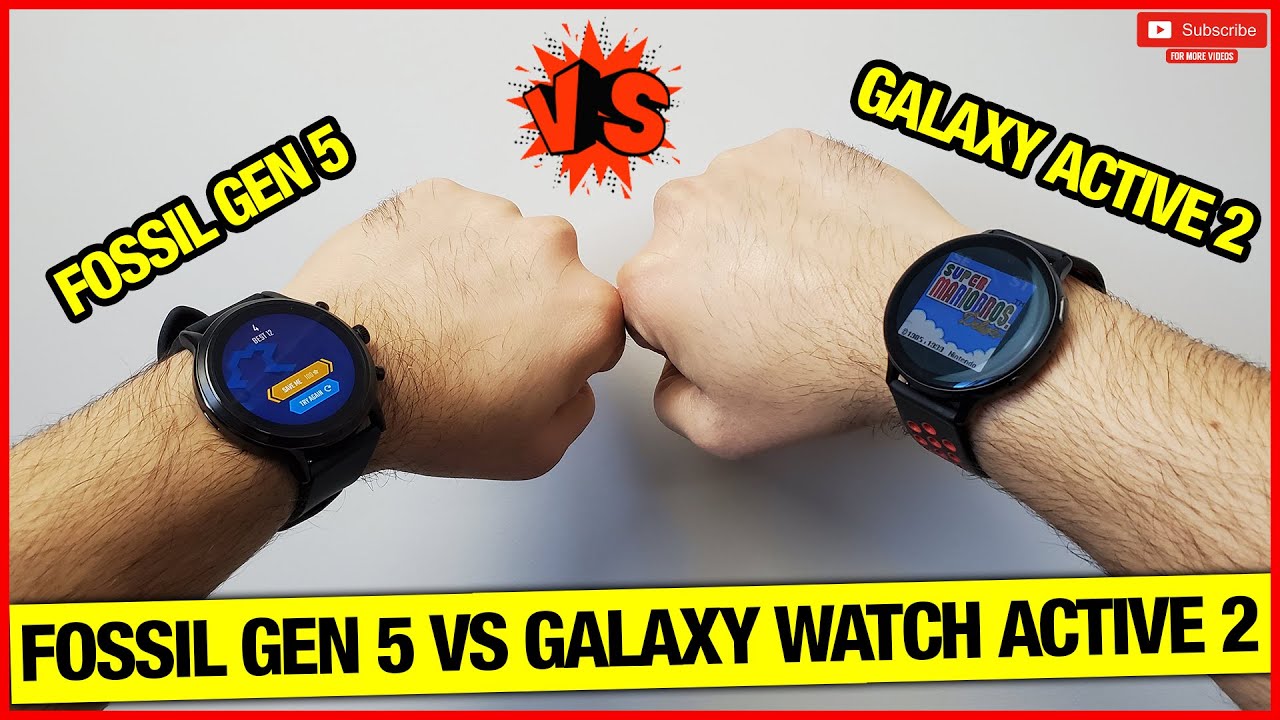 fossil q explorist hr vs galaxy watch
