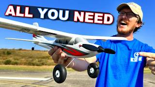 NEWEST RC Airplane for BEGINNERS that is EASY TO FLY!!!  HobbyZone Apprentice STOL S 700mm