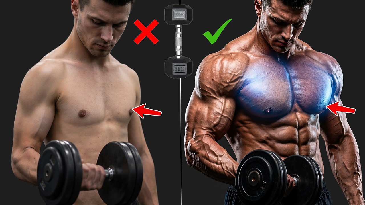 6 Best Dumbbell Chest Exercises to Build a Bigger Chest at Home | Chest ...