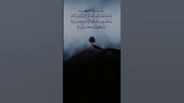 إِذَا جَاءَ نَصْرُ اللَّهِ وَالْفَتْحُ ١۝ | سورة النصر | ابو بكر الشاطري | تلاوة جميلة