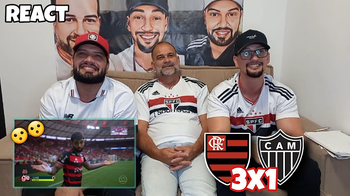 REACT FLAMENGO 3X1 ATLETICO MG - DOMINA E FAZ BOA VANTAGEM! GABIGOL ILUMINADO