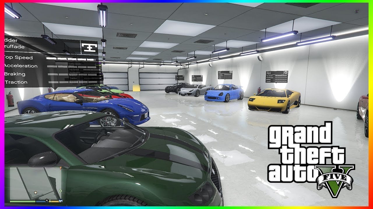 3 Single Player Garages (SPG) full of cars for all characters - GTA5-Mods .com