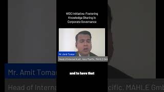 Amit Tomar   WDC Initiative  Fostering Knowledge Sharing in Corporate Governance