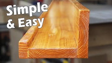DIY Wood Picture Ledge Anyone Can Make FAST