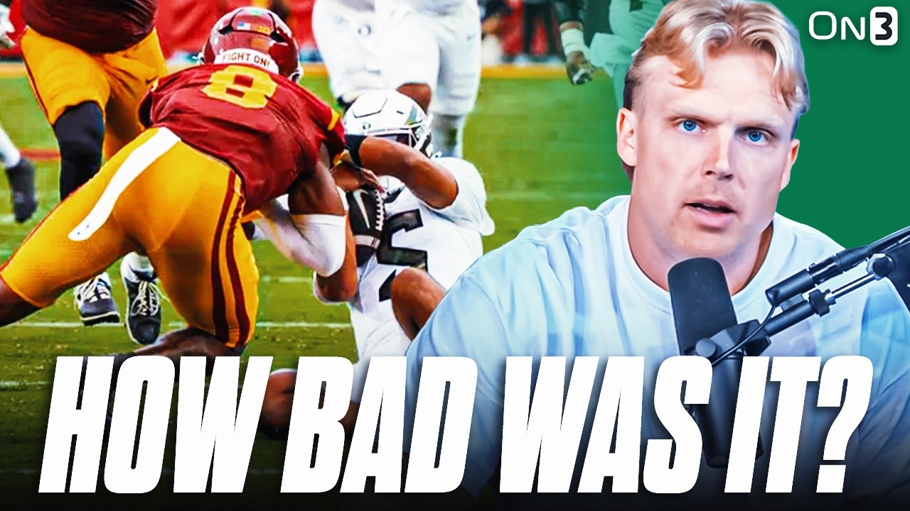 USC Dirty Hit On Dante Moore REACTION
