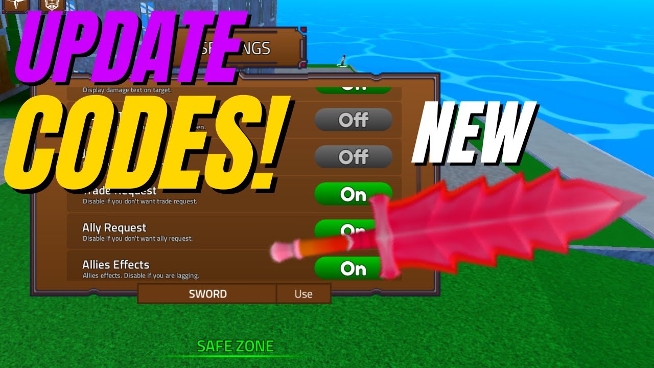 NEW UPDATE CODES* [UPDATE 4.8🎃🍬] King Legacy ROBLOX