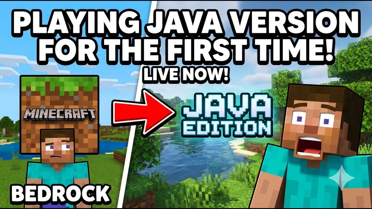 PLAYING JAVA VERSION FOR THE FRIST TIME - YouTube
