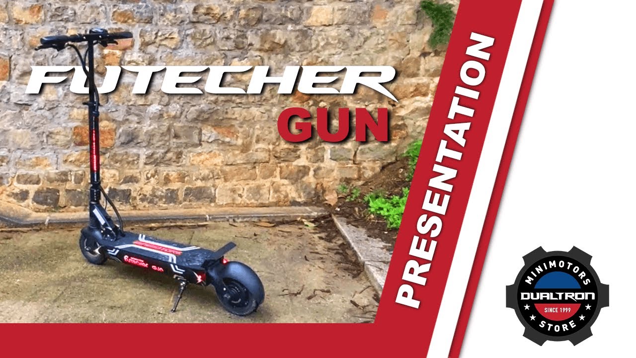 4 avis sur Trottinette électrique Minimotors Futecher Gun 600 W Noir - Trottinette  électrique