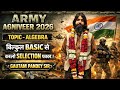 AGNIVEER ARMY ALGEBRA  LECTURE 01