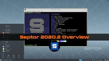 Septor 2020.2 Overview | Desktop distribution based on Debian and Tor technologies | OG Linux