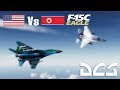 DCS: 6 North Korean Migs vs F15 Eagle TWS BVR/Dogfight