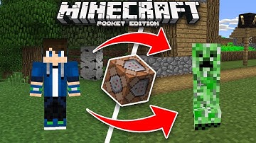 How to Turn Into Any Mob in Minecraft Using Command Blocks! (Pocket Edition, Xbox)