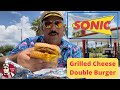 Shoeber Eats! Sonic Drive-In Grilled Cheese Double Burger Review