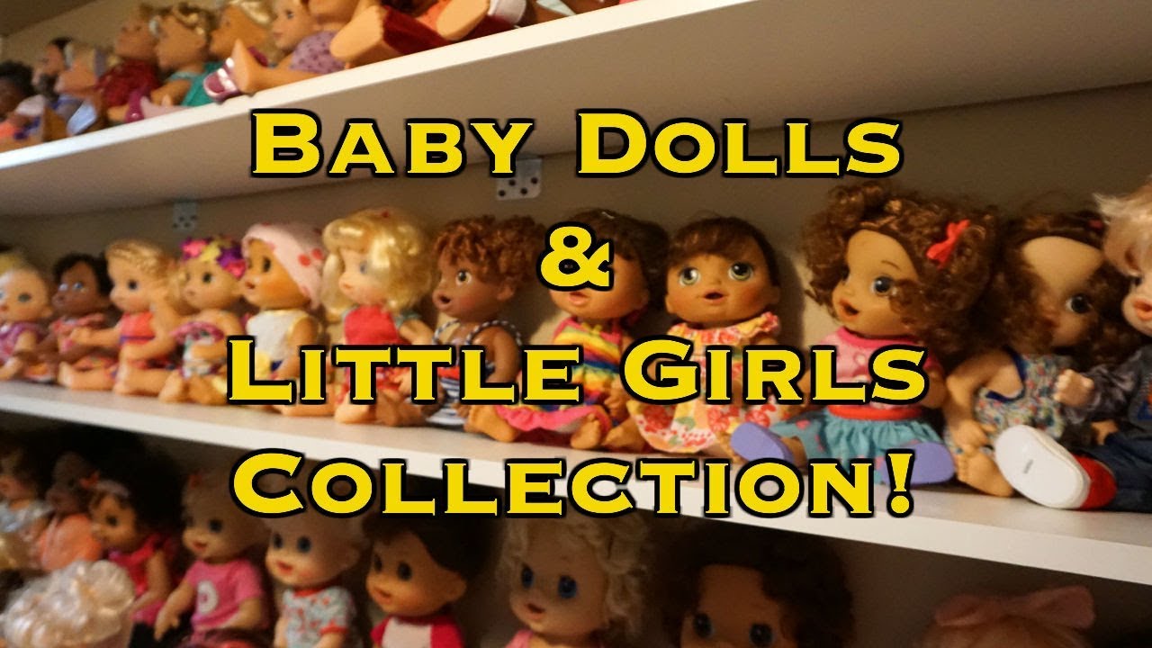 baby dolls and little girl