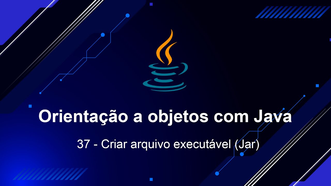 Orientação a objetos com Java - 37 Criar arquivo executável (Jar) - YouTube