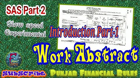 Work Abstract in PWD, Introduction Part-1||Only for SAS Exam||F-Rules