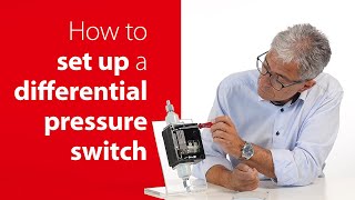 How to set up a Danfoss differential pressure switch | Walkthrough