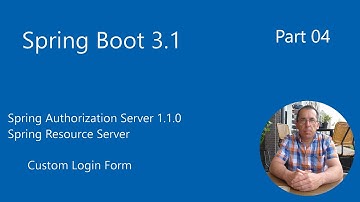 Spring Boot 3.1.0 - Authorization Server 1.1.0 - Custom Login Page