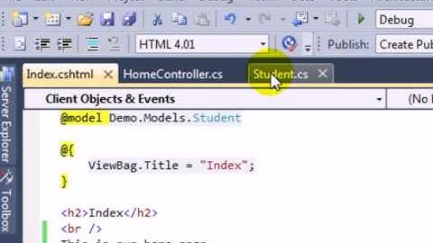 Model, View and Controller Communications