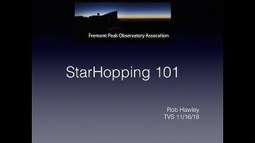 StarHopping 101 2018 Update