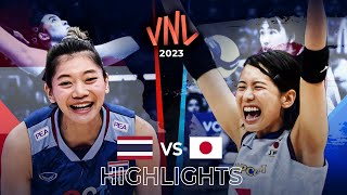THAILAND vs JAPAN | Highlights | Women's VNL 2023