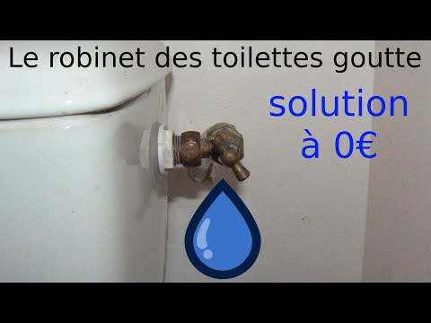 Vidéo: Qu'est-ce qu'un robinet de chasse d'eau dans une toilette?