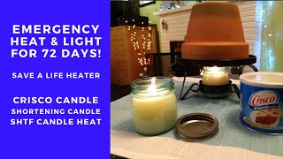 Emergency Heat Light Candle Gift