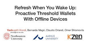 Proactive Threshold Wallets with Offline Devices