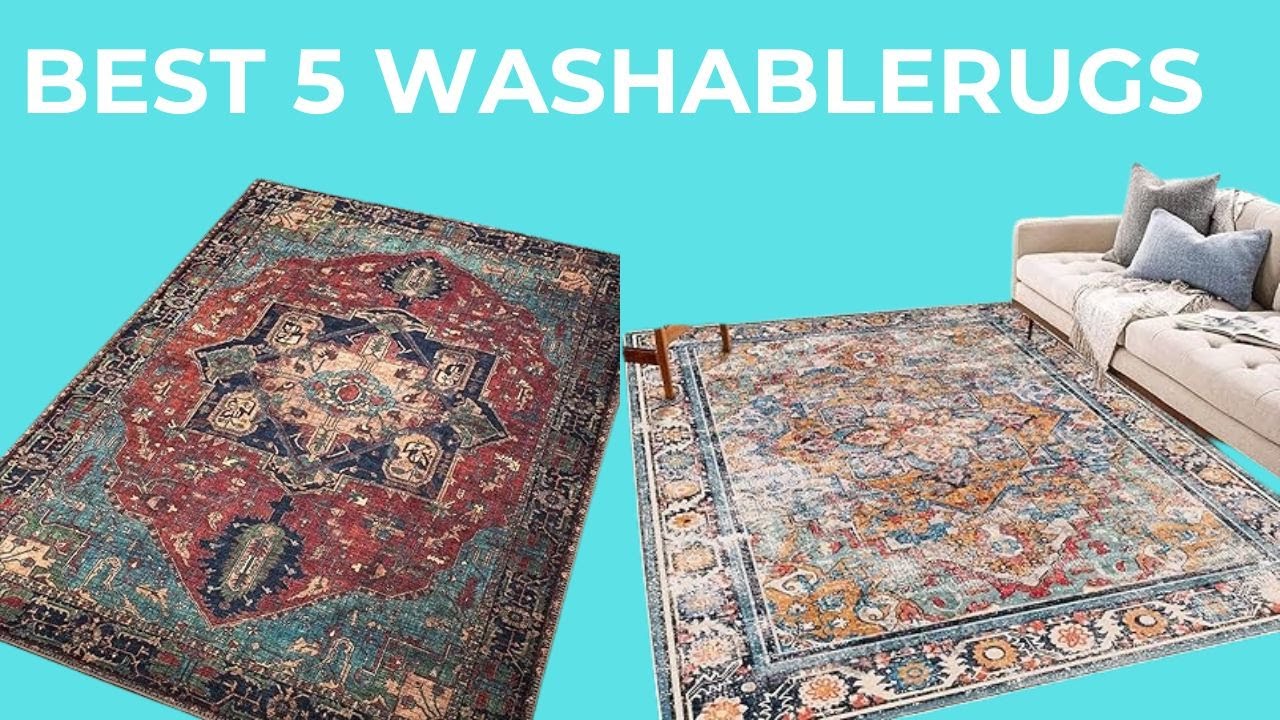 Best 5 Washable rugs, 2025? Top 5 Best Washable rugs review. [Buying ...