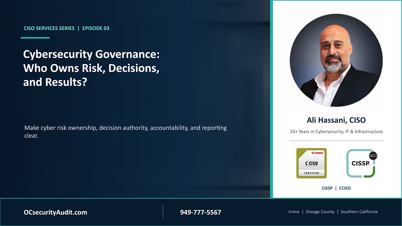 Thumbnail for Who Owns Cybersecurity Risk? Executive, CISO & IT Roles