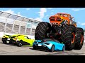 Monster Truck Crashes #10 - Beamng drive