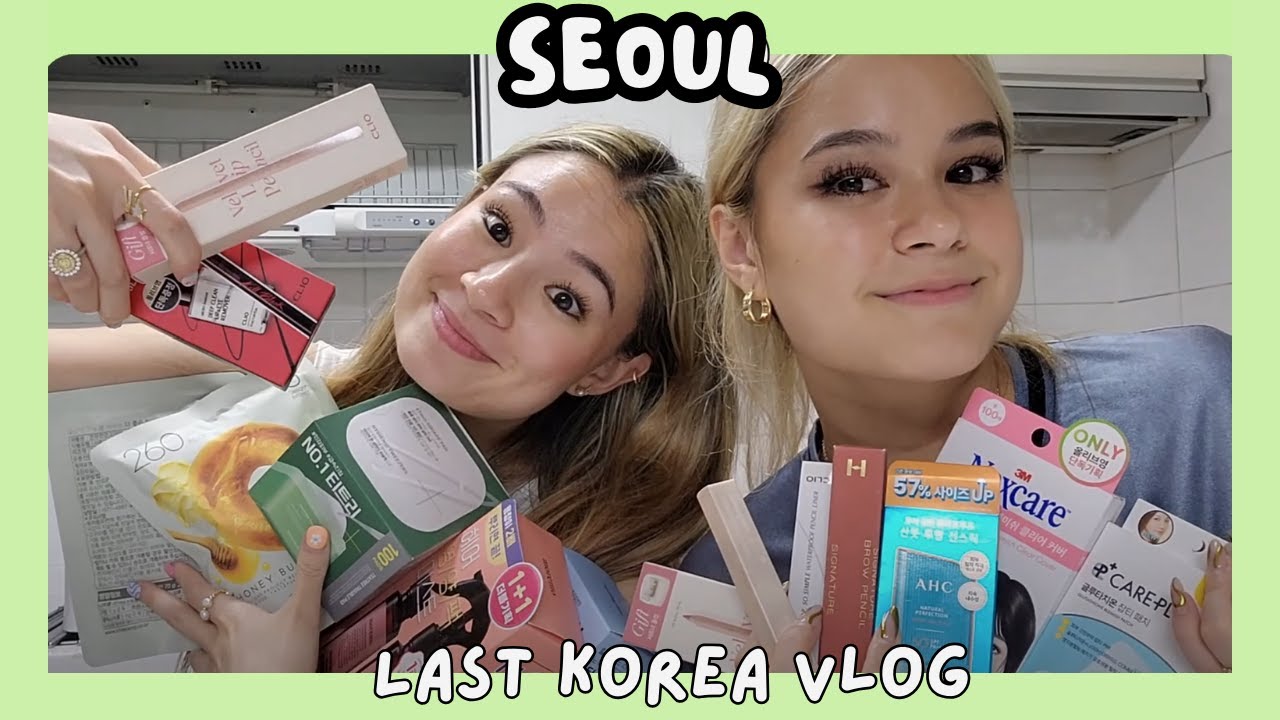 Final Korea vlog :') & Olive Young Haul | Korea series pt. 7