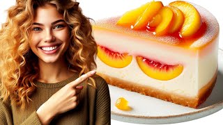 MOUTHWATERING Peach Cheesecake Recipe with Fresh Peaches