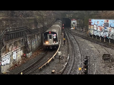 BMT West End Line: (D) and (F) Trains @ The 4th Avenue Portal (R68, R160A-2, R160B)