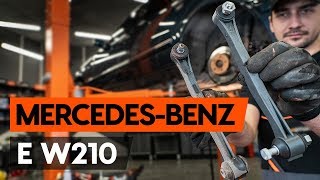 Kuinka korvata Kallistuksenvakaajan yhdystanko MERCEDES-BENZ E-CLASS (W210) - opetusvideo