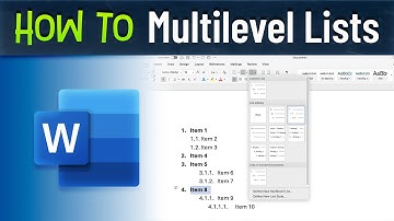How To Use Multilevel Lists in Microsoft Word – Easy Formatting Guide