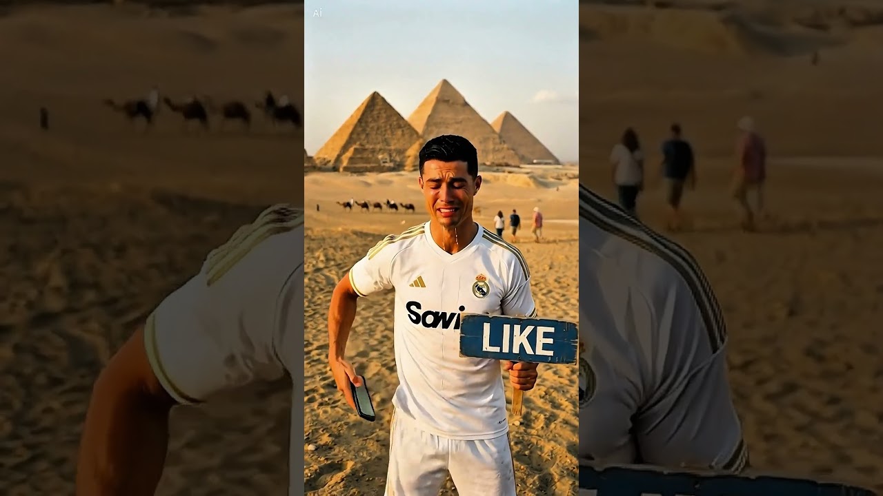 Ronaldo and Speed’s Impossible Pyramid Prank! 🇪🇬✨ 