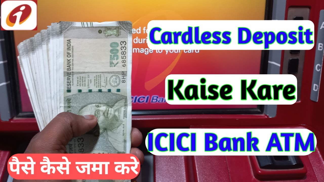 how-to-deposit-cash-in-icici-bank-atm-without-card-youtube