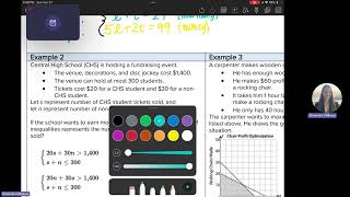 IDEA | Alg 1 | AR.9.6 | Real-World Linear Constraints | Full Lesson