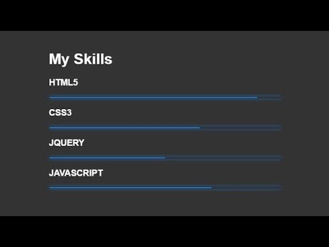 Jquery Skills Chart