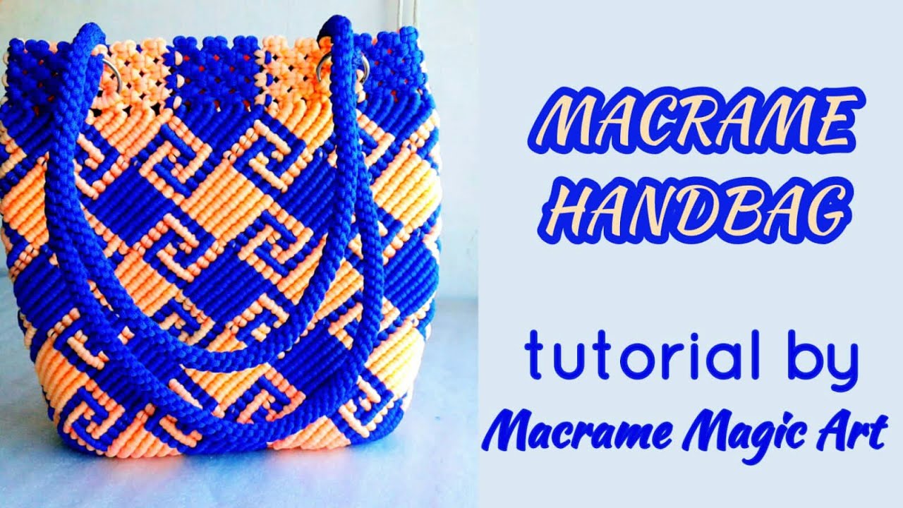 MACRAME BAG | EASY TUTORIAL | MACRAME MAGIC ART