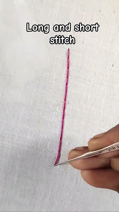 long and short stitch with silk thread 🧵 #aariembroidery#aariwor
