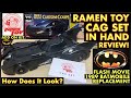 Ramen toy cag set review addon kit for the mcfarlane 1989 batmobile glossy  how does it look