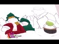 Como hacer un Cuadro de Navidad en Icopor y Paño Lenci- Hogar Tv  por Juan Gonzalo Angel