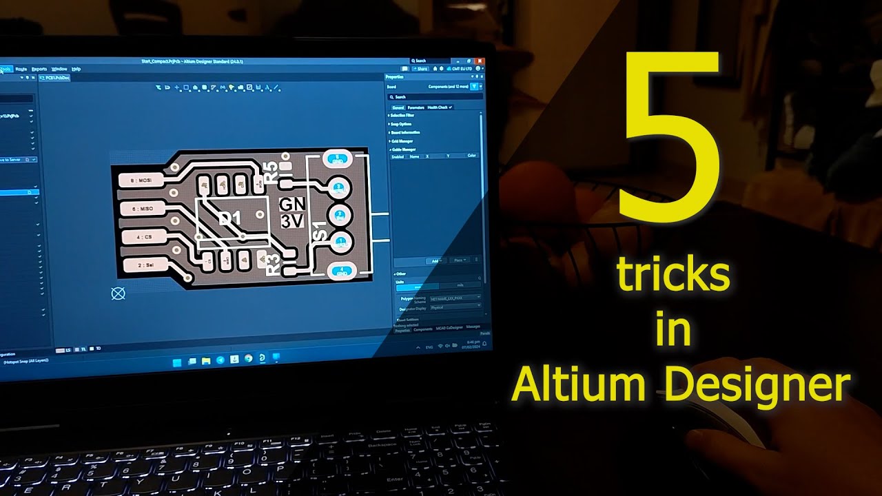 Five tricks in Altium Designer that can speed up your work - YouTube
