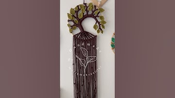 Check out this beautiful macrame tree of life wall hanging we create