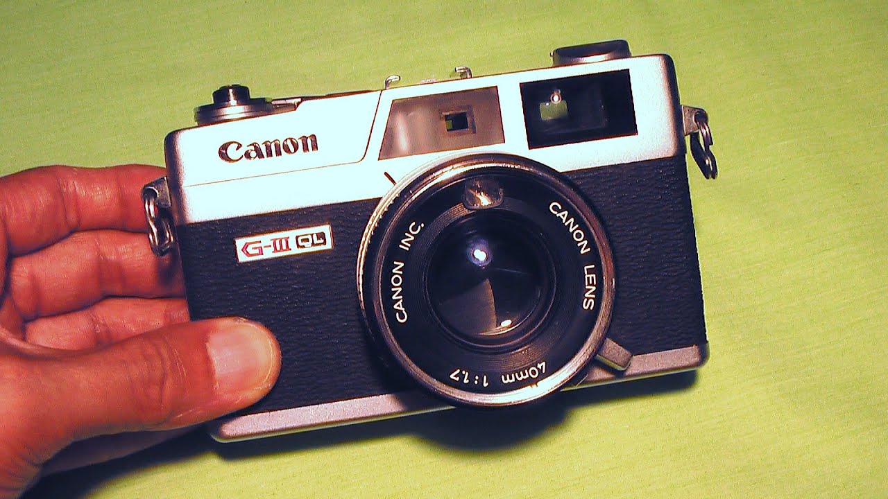 キャノン ニューキャノネットQL17G-Ⅲの使い方 CANON New Canonet QL17 How to use 1970s  Rangefinder camera