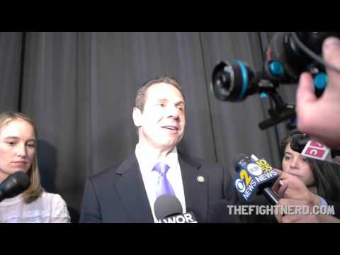 Governor Cuomo discusses MMA being legal in New York - Media Scrum